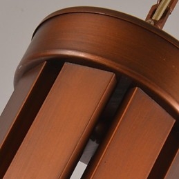 Lámpara de araña de metal con pintura estilo mini retro clásico tradicional