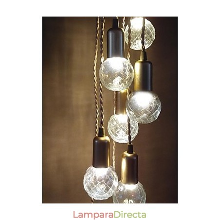 Lámpara colgante de cristal con forma de globo terráqueo, estilo tradicional, clásico, rústico, vintage, retro, con pintura en miniatura Lámpara colgante de cristal con forma de globo terráqueo, estilo tradicional, clásico, rústico, vintage, retro, con pintura en miniatura