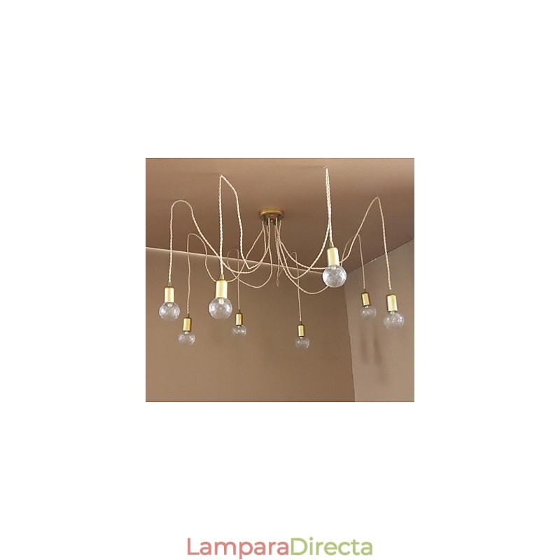 Lámpara colgante de cristal con forma de globo terráqueo, estilo tradicional, clásico, rústico, vintage, retro, con pintura en miniatura
