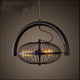 Lámpara colgante de ventilador de viento industrial retro estilo americano