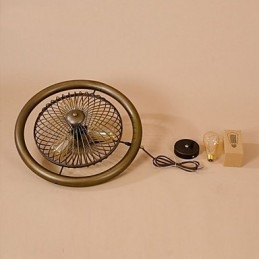 Lámpara colgante de ventilador de viento industrial retro estilo americano