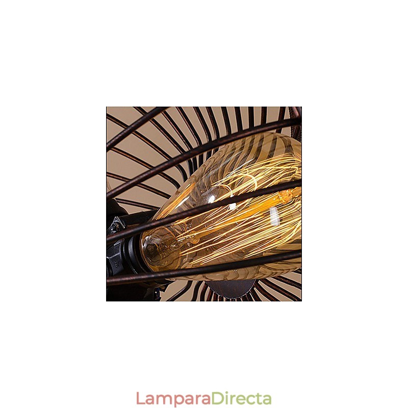 Lámpara colgante de ventilador de viento industrial retro estilo americano