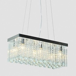 Lámpara de araña de cristal contemporánea moderna