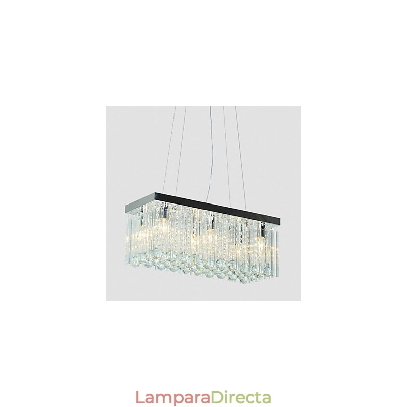 Lámpara de araña de cristal contemporánea moderna