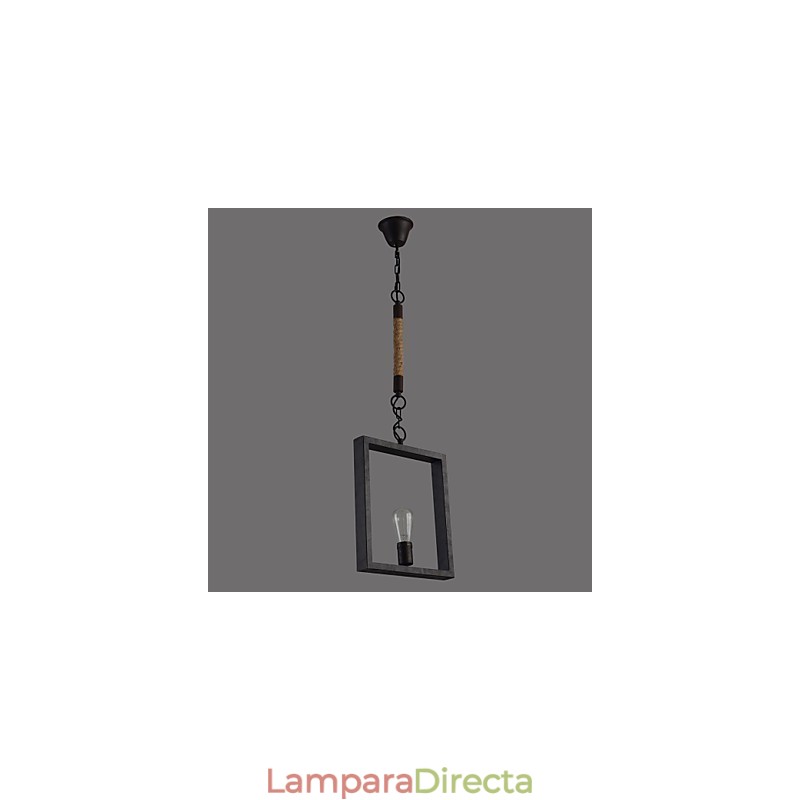 Colgante rústico Lodge Vintage Retro Comedor Compras Tienda Metal