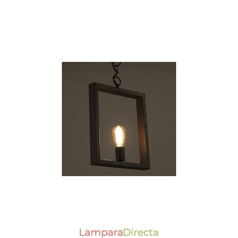 Colgante rústico Lodge Vintage Retro Comedor Compras Tienda Metal