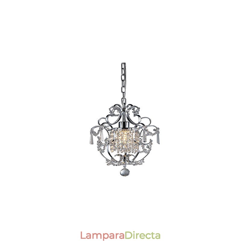 Lámpara colgante de cristal moderna