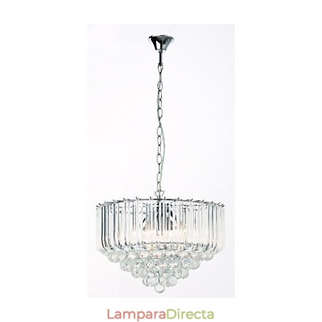 Lámpara de araña moderna de cristal acrílico de 5 luces Lámpara de araña moderna de cristal acrílico de 5 luces