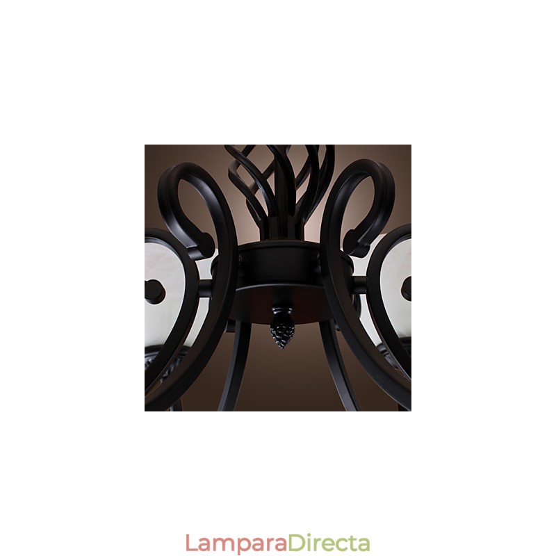 Lámpara de araña tradicional clásica estilo vela otros