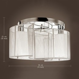 Lámpara de techo de diseño moderno de 2 luces