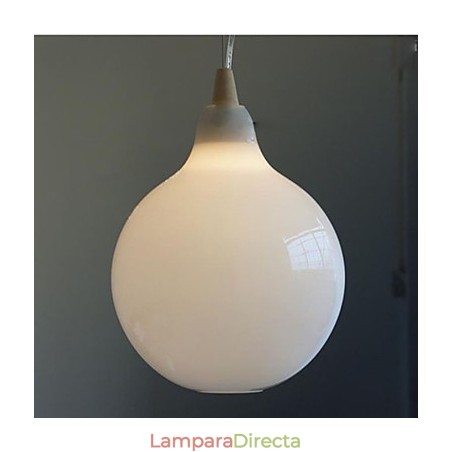 Lámpara colgante de botella de vidrio blanco leche Curva natural Lámpara colgante de botella de vidrio blanco leche Curva natural