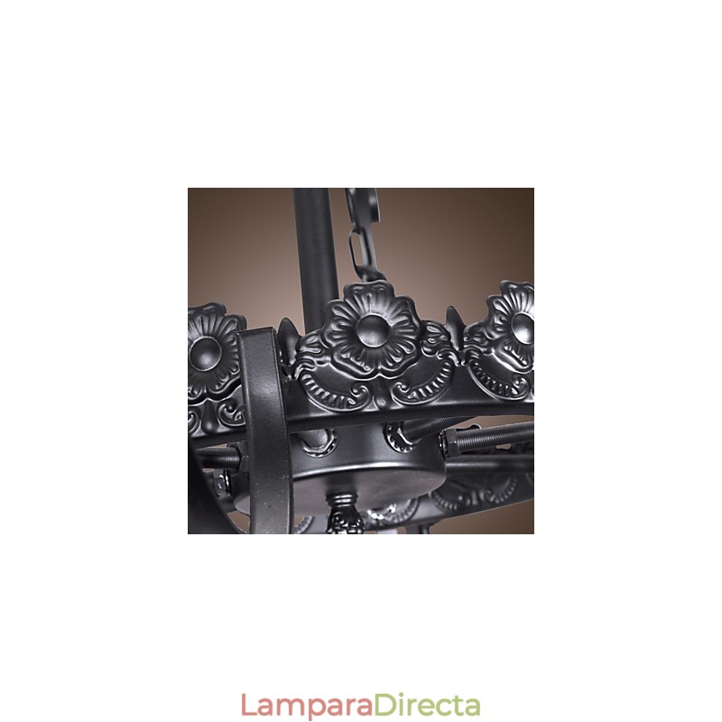 Lámpara de araña tradicional clásica estilo vela otros