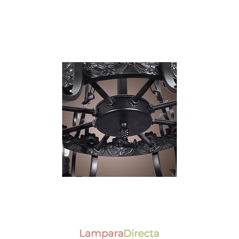 Lámpara de araña tradicional clásica estilo vela otros