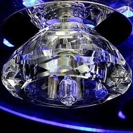 Lámpara de araña moderna de cristal para sala de estar, 3 luces