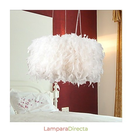 Lámpara de araña moderna con plumas de moda de gran venta Lámpara de araña moderna con plumas de moda de gran venta