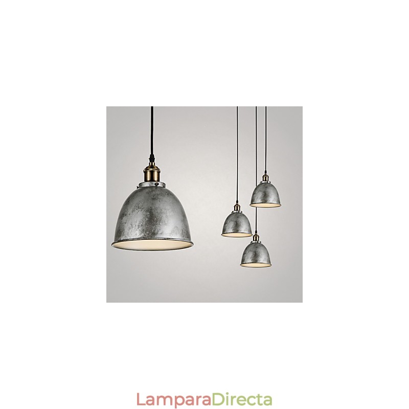 Lámparas colgantes de 1 luz, estilo antiguo vintage, estilo industrial, hierro y metales, lámpara colgante.