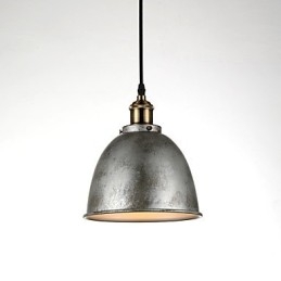 Lámparas colgantes de 1 luz, estilo antiguo vintage, estilo industrial, hierro y metales, lámpara colgante.
