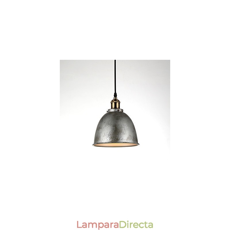 Lámparas colgantes de 1 luz, estilo antiguo vintage, estilo industrial, hierro y metales, lámpara colgante.