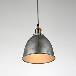 Lámparas colgantes de 1 luz, estilo antiguo vintage, estilo industrial, hierro y metales, lámpara colgante.