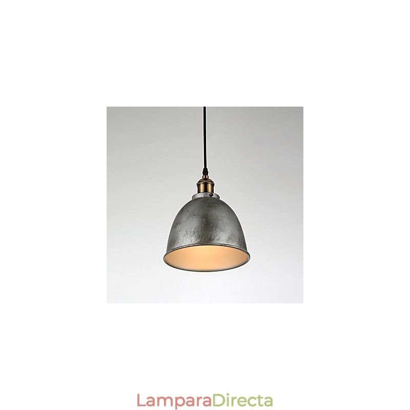 Lámparas colgantes de 1 luz, estilo antiguo vintage, estilo industrial, hierro y metales, lámpara colgante.