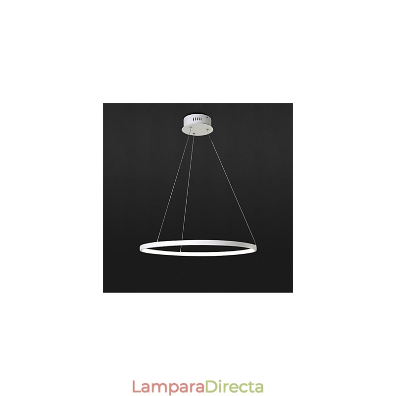 Lámpara colgante de diseño moderno con anillo de alta calidad.