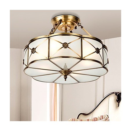 Lámpara de techo de cobre con diseño decorativo contemporáneo moderno Lámpara de techo de cobre con diseño decorativo contemporáneo moderno
