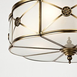 Lámpara de techo de cobre con diseño decorativo contemporáneo moderno