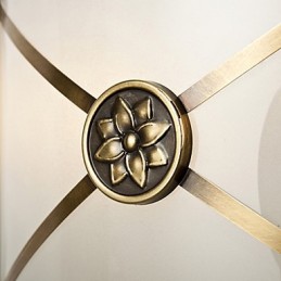 Lámpara de techo de cobre con diseño decorativo contemporáneo moderno