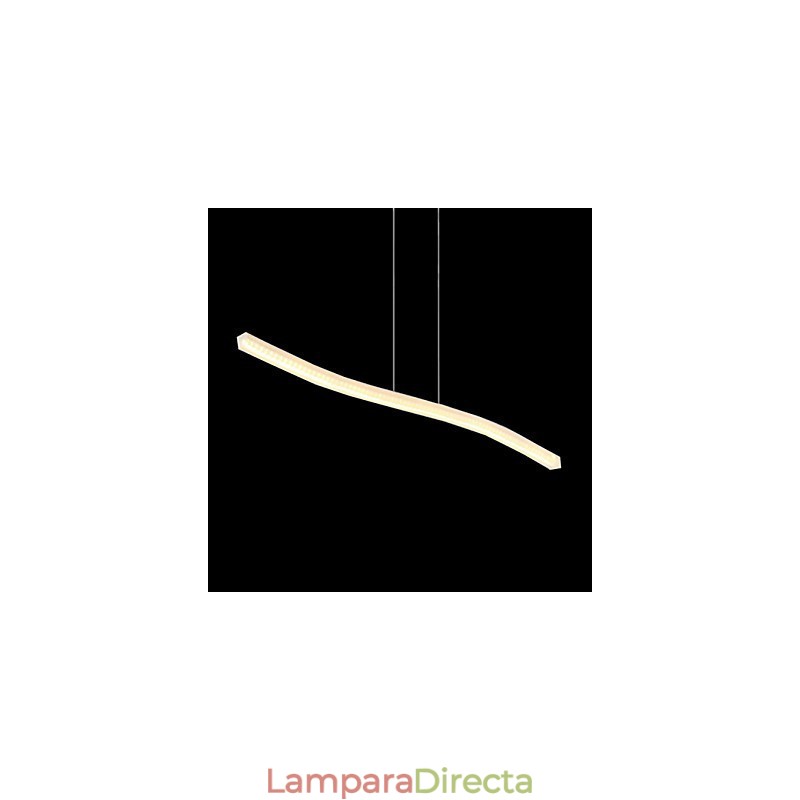 Lámpara colgante contemporánea moderna de cromo