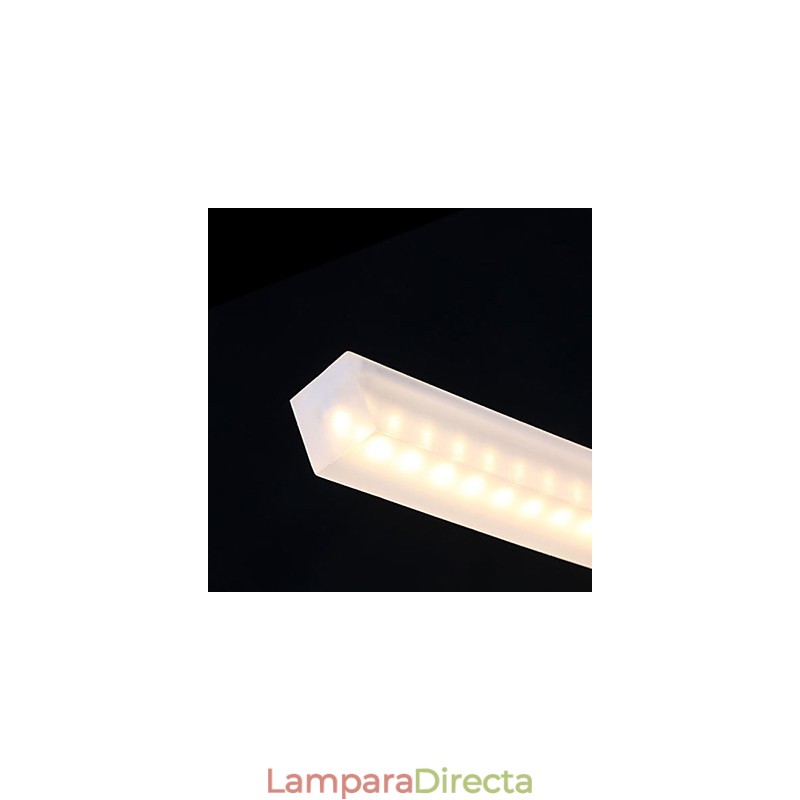 Lámpara colgante contemporánea moderna de cromo