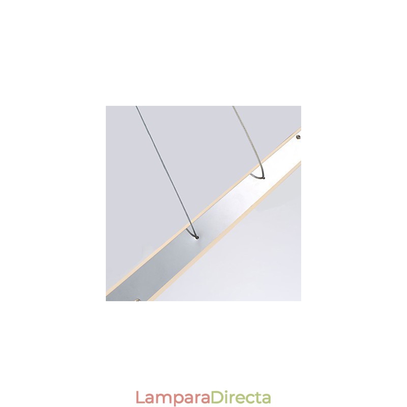 Lámpara colgante contemporánea moderna de cromo
