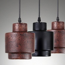 Lámpara colgante de cerámica estilo industrial vintage de Edison para decoración del hogar.