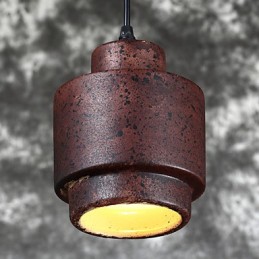 Lámpara colgante de cerámica estilo industrial vintage de Edison para decoración del hogar.