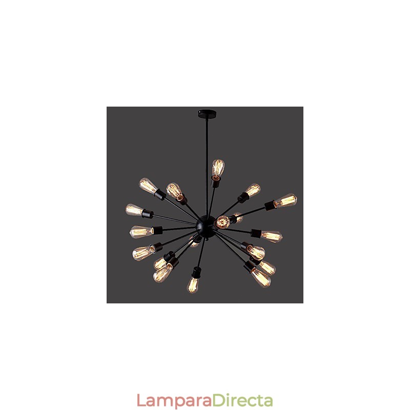 Lámpara colgante estilo loft, estilo industrial, rústico, estilo cabaña, vintage, retro, estilo campestre, para comedor.