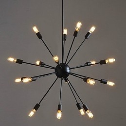 Lámpara colgante estilo loft, estilo industrial, rústico, estilo cabaña, vintage, retro, estilo campestre, para comedor.