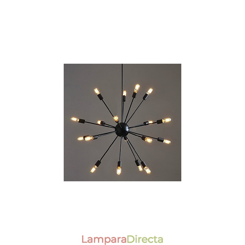Lámpara colgante estilo loft, estilo industrial, rústico, estilo cabaña, vintage, retro, estilo campestre, para comedor.