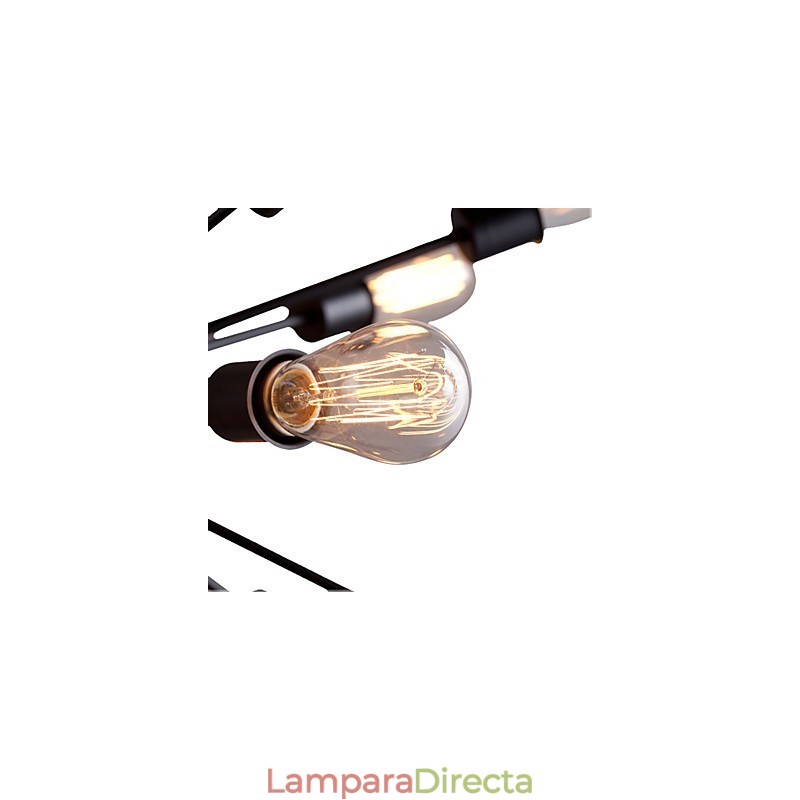 Lámpara colgante estilo loft, estilo industrial, rústico, estilo cabaña, vintage, retro, estilo campestre, para comedor.