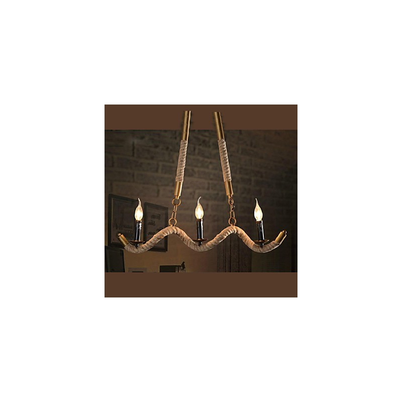 Lámpara colgante de metal galvanizado estilo retro, clásica, tradicional y campestre.