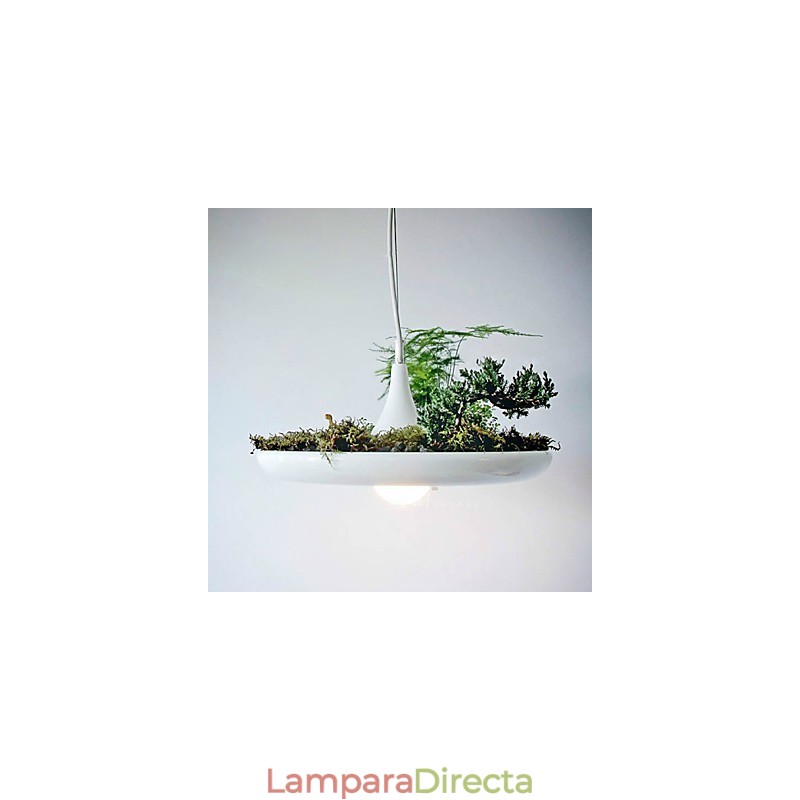 Lámpara colgante de aluminio nórdica creativa, estilo minimalista, para jardín, sin suelo, para plantas.