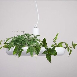 Lámpara colgante de aluminio nórdica creativa, estilo minimalista, para jardín, sin suelo, para plantas.