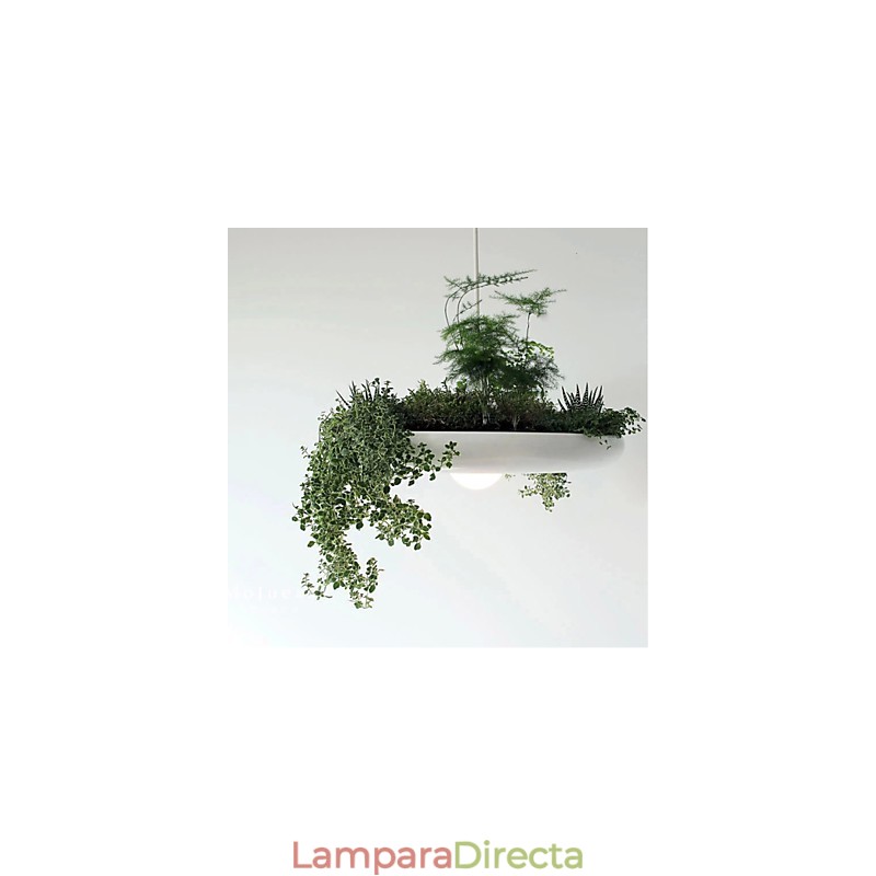 Lámpara colgante de aluminio nórdica creativa, estilo minimalista, para jardín, sin suelo, para plantas.