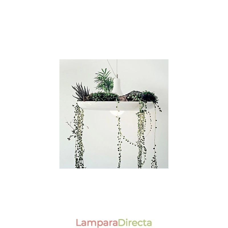 Lámpara colgante de aluminio nórdica creativa, estilo minimalista, para jardín, sin suelo, para plantas.