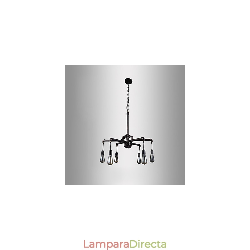 Lámpara de techo de metal retro para cafetería