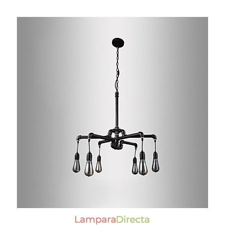 Lámpara de techo de metal retro para cafetería Lámpara de techo de metal retro para cafetería