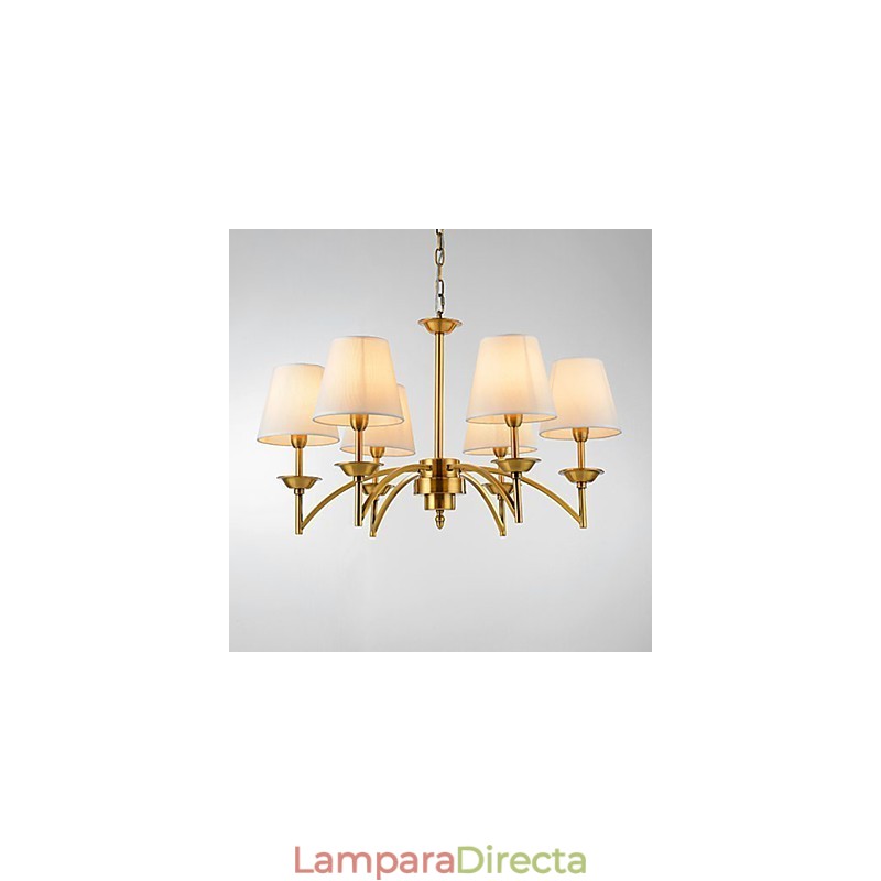 Lámpara colgante de diseño decorativo contemporáneo moderno en blanco puro