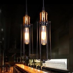 Lámpara colgante estilo Gladiador, estilo industrial, creativa, estilo cafetería norteamericana pequeña