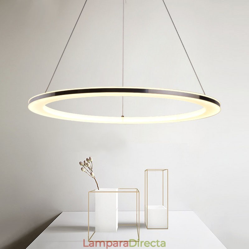 Lámparas colgantes modernas contemporáneas para sala de estar, comedor, niños, metal, control remoto