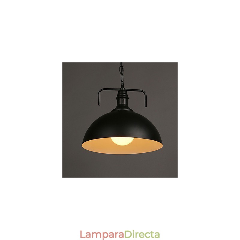 Lámpara colgante de hierro forjado de un solo cabezal con estilo industrial de estilo nórdico americano