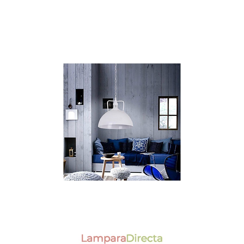Lámpara colgante de hierro forjado de un solo cabezal con estilo industrial de estilo nórdico americano