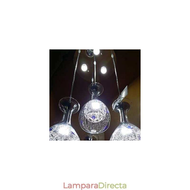 Lámparas colgantes modernas contemporáneas de vidrio